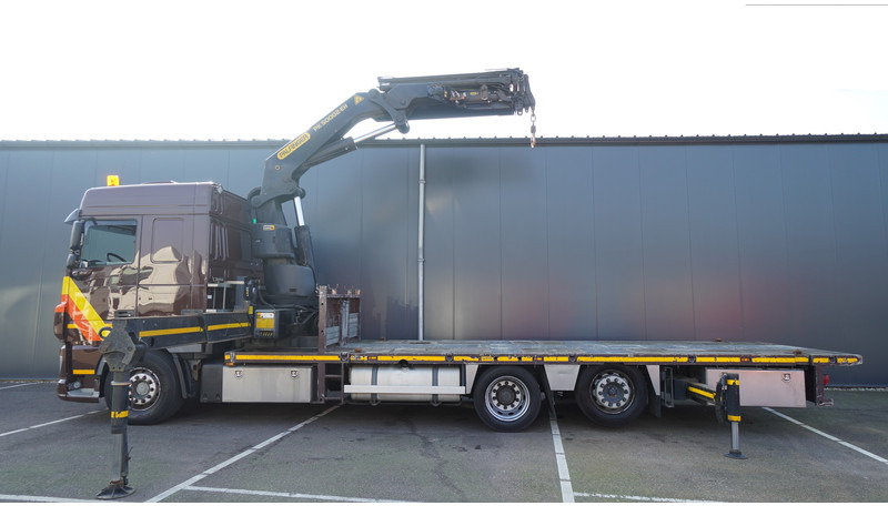 DAF XF 460 6X2 FLATBED TRUCK WITH PALFINGER PK 50002 CRANE - Camión grúa: foto 1 DAF XF 460 6X2 FLATBED TRUCK WITH PALFINGER PK 50002 CRANE - Camión grúa: foto 1