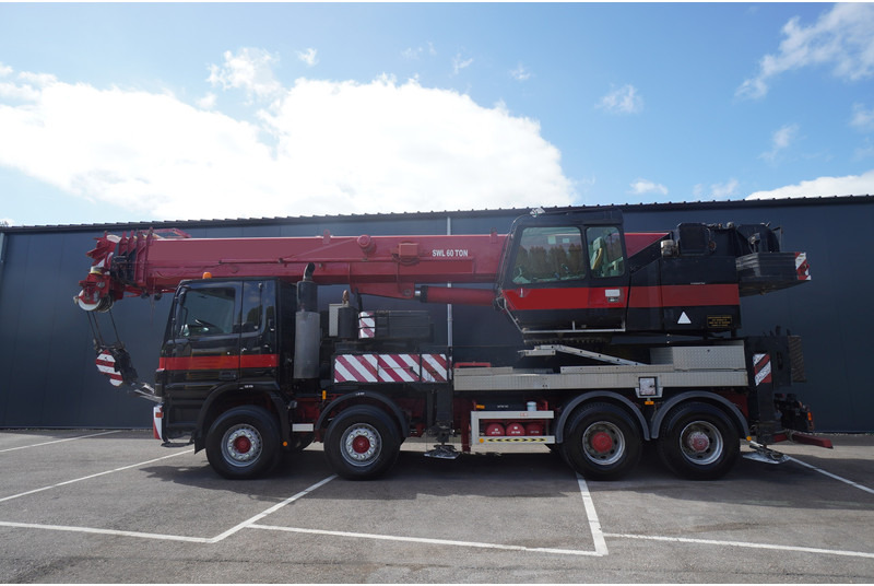 Mercedes-Benz ACTROS 4141 / FAUN HK60 MOBILE CRANE WITH JIB - Camión grúa: foto 1 Mercedes-Benz ACTROS 4141 / FAUN HK60 MOBILE CRANE WITH JIB - Camión grúa: foto 1
