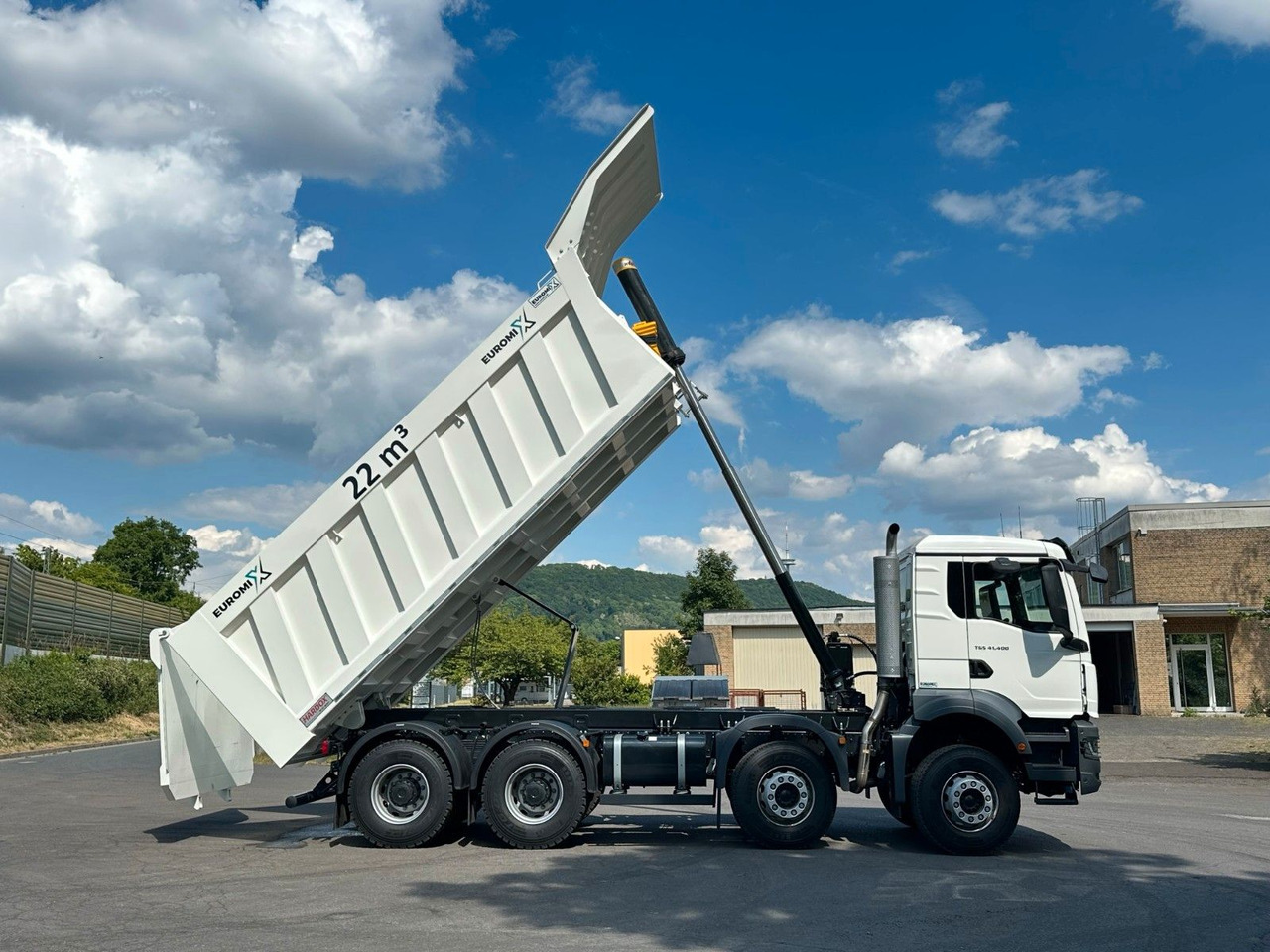 Camión volquete MAN TGS 41.400 8x4 / EUROMIX MTP 22m³/  Eckige Mulde: foto 15