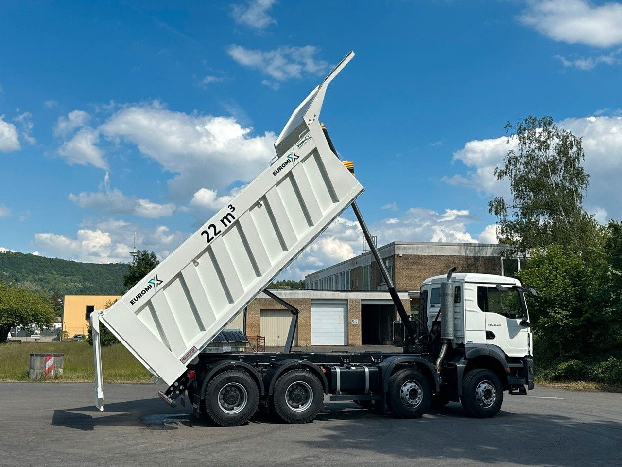 Camión volquete MAN TGS 41.400 8x4 / EUROMIX MTP 22m³/  Eckige Mulde: foto 14