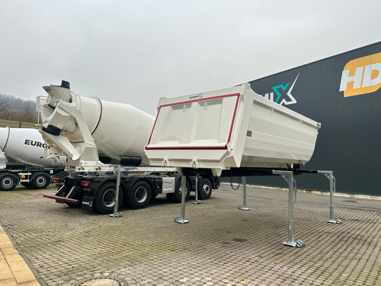 Camión hormigonera, Carrocería basculante MAN TGS 41.480 8x4 WECHSELSYSTEM KIPPER+MISCHER: foto 5