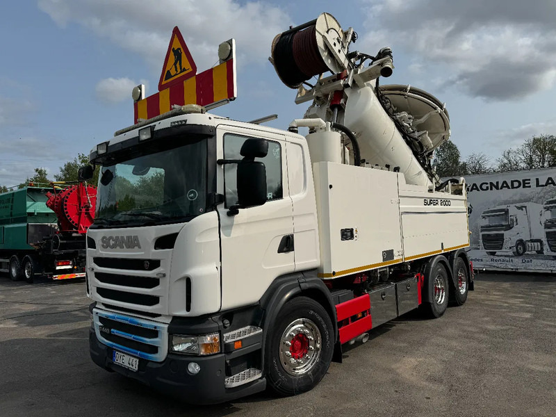 Scania G440 Combi Super 2000K + Recycler (Wiedemann & R), Euro 6, 2013 - Limpieza de alcantarillado: foto 3 Scania G440 Combi Super 2000K + Recycler (Wiedemann & R), Euro 6, 2013 - Limpieza de alcantarillado: foto 3
