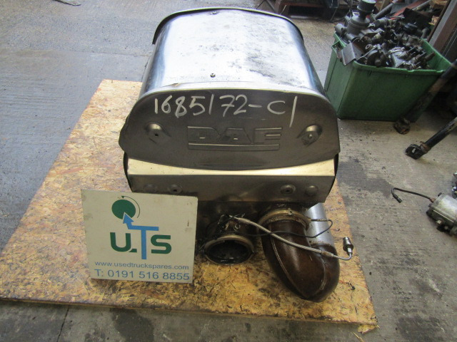 DAF XF 105 EXHAUST DPF/CAT EURO 5 SPEC P/NO 1685172-C1 - Sistema de escape para Camión: foto 1 DAF XF 105 EXHAUST DPF/CAT EURO 5 SPEC P/NO 1685172-C1 - Sistema de escape para Camión: foto 1