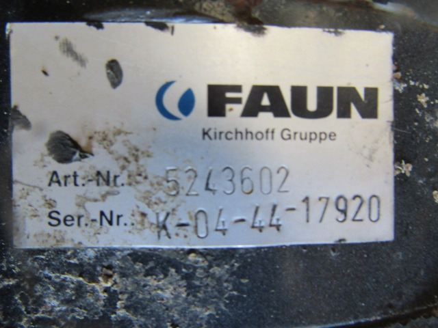 FAUN ROTOPRESS 522 DRIVE MOTOR P/NO 5243602 - Motor hidráulico para Vehículo municipal: foto 2 FAUN ROTOPRESS 522 DRIVE MOTOR P/NO 5243602 - Motor hidráulico para Vehículo municipal: foto 2