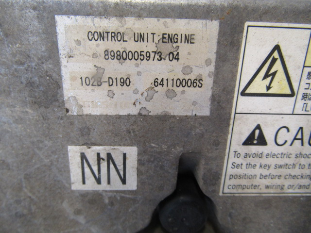 ISUZU NQR ENGINE CONTROL UNIT P/NO 8980005973 04 - Unidad de control para Camión: foto 2 ISUZU NQR ENGINE CONTROL UNIT P/NO 8980005973 04 - Unidad de control para Camión: foto 2