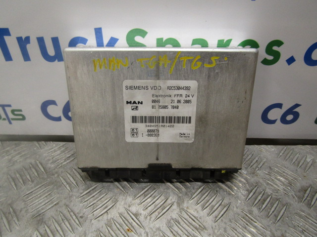 MAN TGA / TGS FFR UNIT ECU P/NO 81.25805.7040 - Unidad de control para Camión: foto 1 MAN TGA / TGS FFR UNIT ECU P/NO 81.25805.7040 - Unidad de control para Camión: foto 1