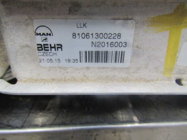 MAN TGL DO834 INTERCOOLER P/NO 81.06130.0228 - Motor y piezas para Camión: foto 2 MAN TGL DO834 INTERCOOLER P/NO 81.06130.0228 - Motor y piezas para Camión: foto 2