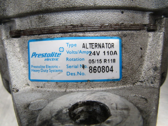VOLVO FH13A ALTERNATOR 24V / 110A - Sistema eléctrico para Camión: foto 3 VOLVO FH13A ALTERNATOR 24V / 110A - Sistema eléctrico para Camión: foto 3