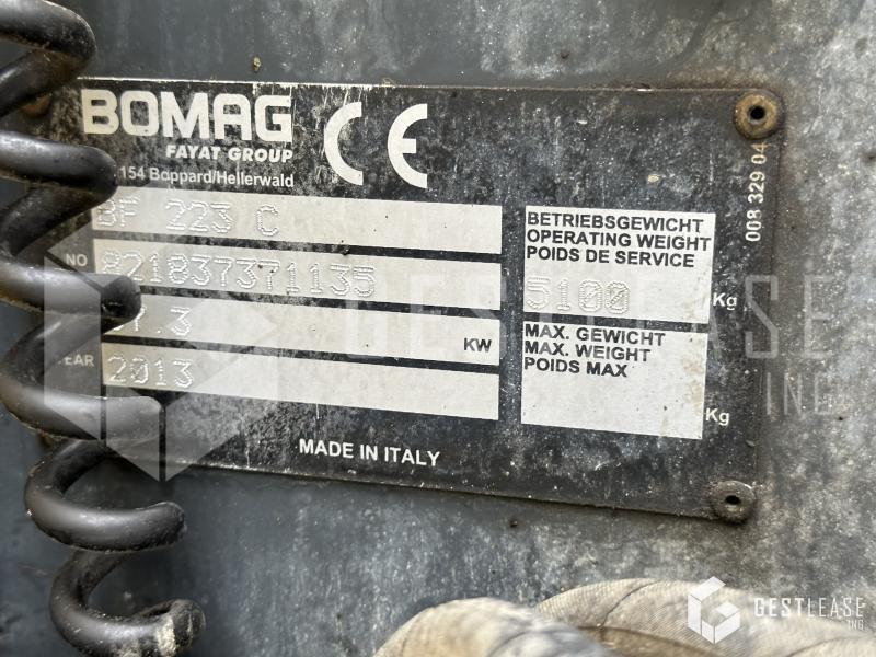 Pavimentadora de asfalto Bomag BF223C: foto 9
