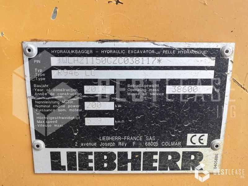 Excavadora de cadenas Liebherr R946LC: foto 6