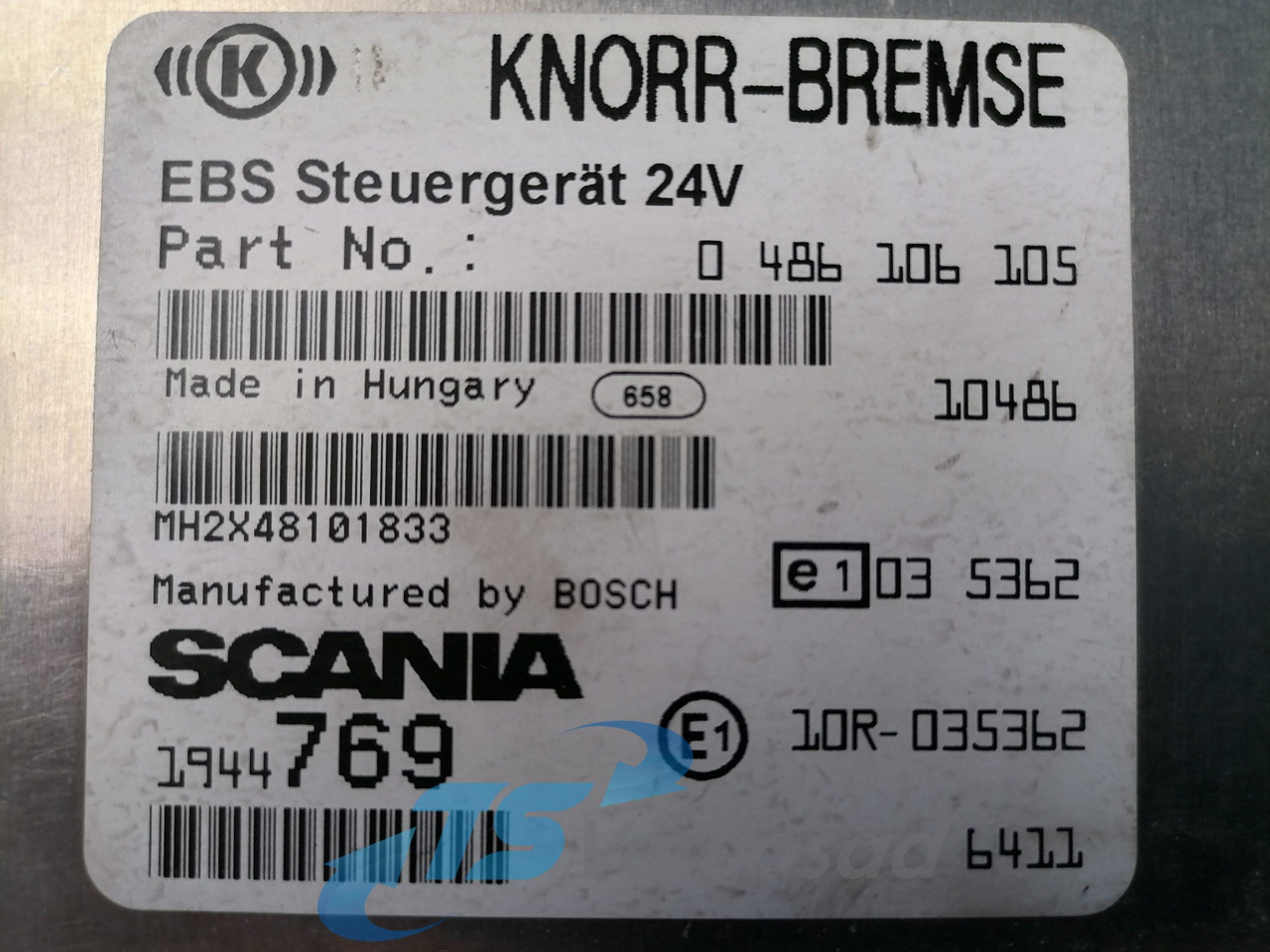 Scania Ecu, EBS 1944769 - Unidad de control para Camión: foto 4 Scania Ecu, EBS 1944769 - Unidad de control para Camión: foto 4