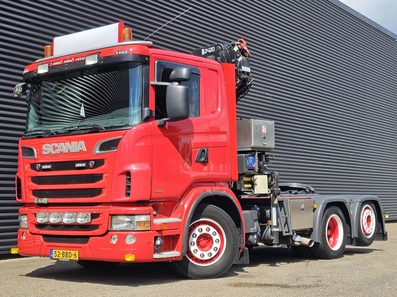 Cabeza tractora Scania G 440 A 6X2*4 / HMF 24 t/m CRANE / KRAN: foto 10