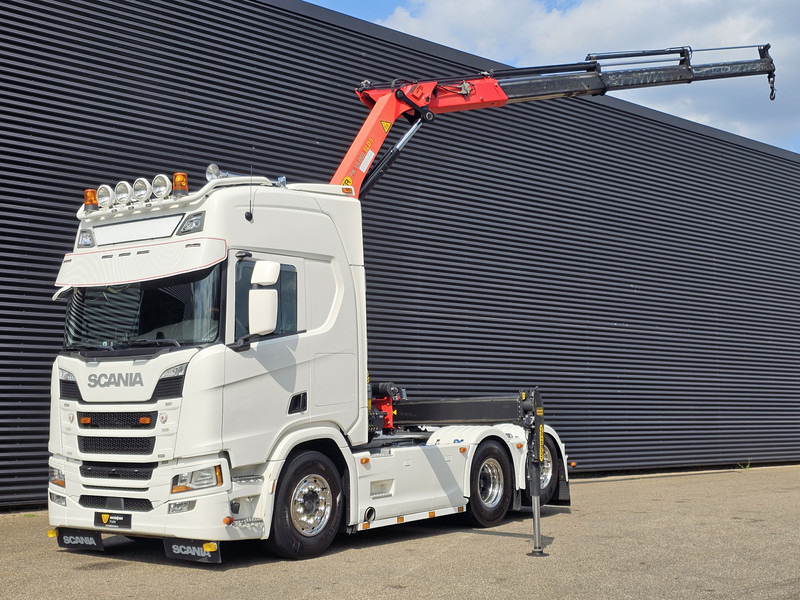 Scania R500 6x2 / RETARDER / PALFINGER CRANE / KRAN - Cabeza tractora: foto 1 Scania R500 6x2 / RETARDER / PALFINGER CRANE / KRAN - Cabeza tractora: foto 1