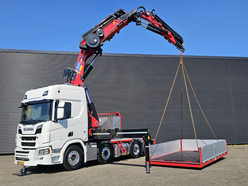 Scania R590 8x2*6 HMF 9520 + JiB + WINCH / TRACTOR / - Cabeza tractora: foto 1 Scania R590 8x2*6 HMF 9520 + JiB + WINCH / TRACTOR / - Cabeza tractora: foto 1
