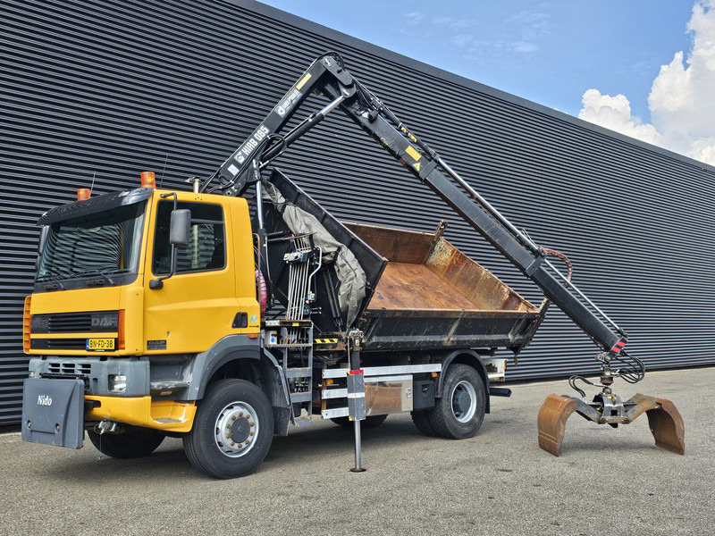 DAF CF 75.250 4X4 / HIAB CRANE + TIPPER / MANUAL / SPRING - Camión, Camión grúa: foto 2 DAF CF 75.250 4X4 / HIAB CRANE + TIPPER / MANUAL / SPRING - Camión, Camión grúa: foto 2