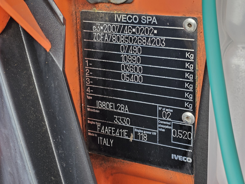 Grua de remolque autos Iveco 80-160L / OPRIJ WAGEN / MACHINE TRANSPORTER: foto 19