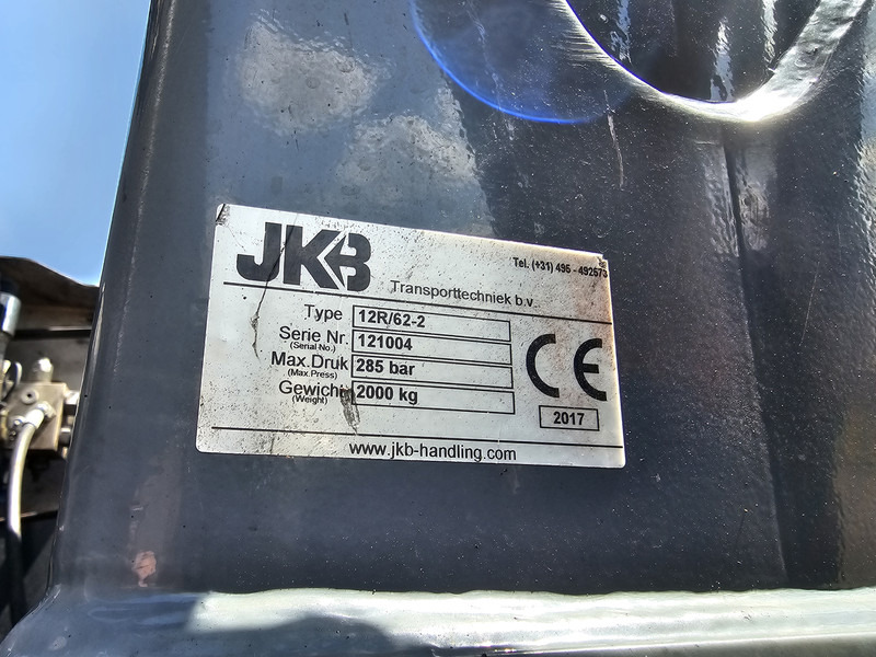 Semirremolque plataforma/ Caja abierta Kwb JKB KRAAN / 2 x STEERING + 2 X LIFT AXLE: foto 17