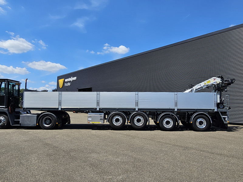Semirremolque plataforma/ Caja abierta Kwb JKB KRAAN / 2 x STEERING + 2 X LIFT AXLE: foto 7