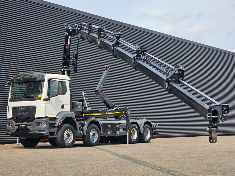 MAN TGS 35.470 8X4 BB / HIAB CRANE + HOOKLIFT - Camión multibasculante, Camión grúa: foto 3 MAN TGS 35.470 8X4 BB / HIAB CRANE + HOOKLIFT - Camión multibasculante, Camión grúa: foto 3
