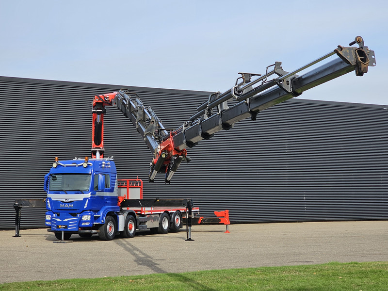 MAN TGS 35.500 8x4-6 / PALFINGER 92 t/m CRANE +JIB - Camión caja abierta: foto 3 MAN TGS 35.500 8x4-6 / PALFINGER 92 t/m CRANE +JIB - Camión caja abierta: foto 3