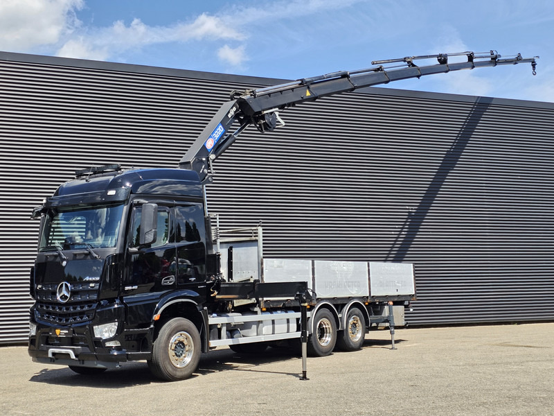 Mercedes-Benz Arocs 2545 6x2 / HMF 32 t/m CRANE / KRAN - Camión caja abierta, Camión grúa: foto 1 Mercedes-Benz Arocs 2545 6x2 / HMF 32 t/m CRANE / KRAN - Camión caja abierta, Camión grúa: foto 1