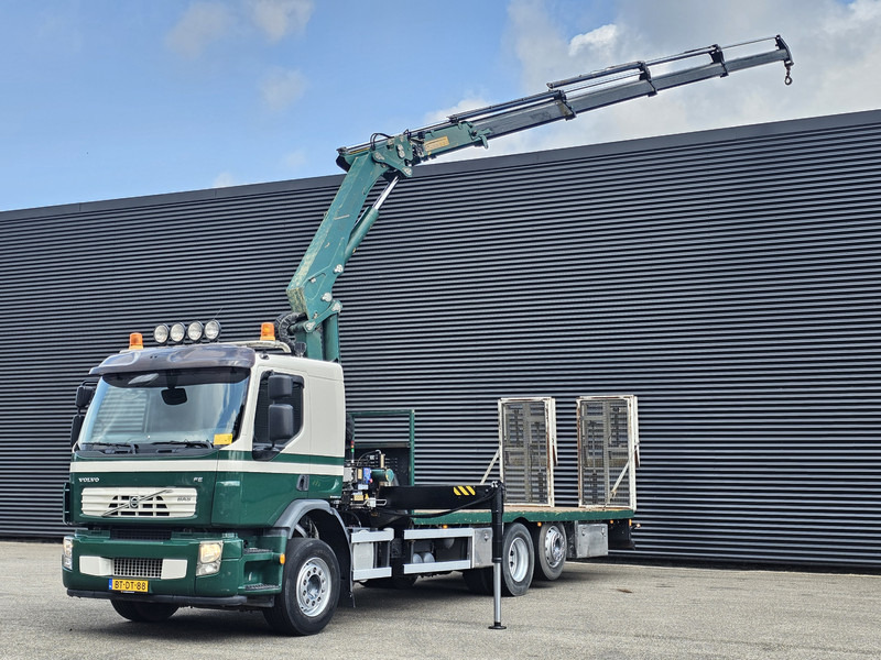 Volvo FE 320 6X2R / 22 t/m KRAN / CRANE / OPRIJ / MACHINE TRANSPORT - Camión grúa: foto 1 Volvo FE 320 6X2R / 22 t/m KRAN / CRANE / OPRIJ / MACHINE TRANSPORT - Camión grúa: foto 1
