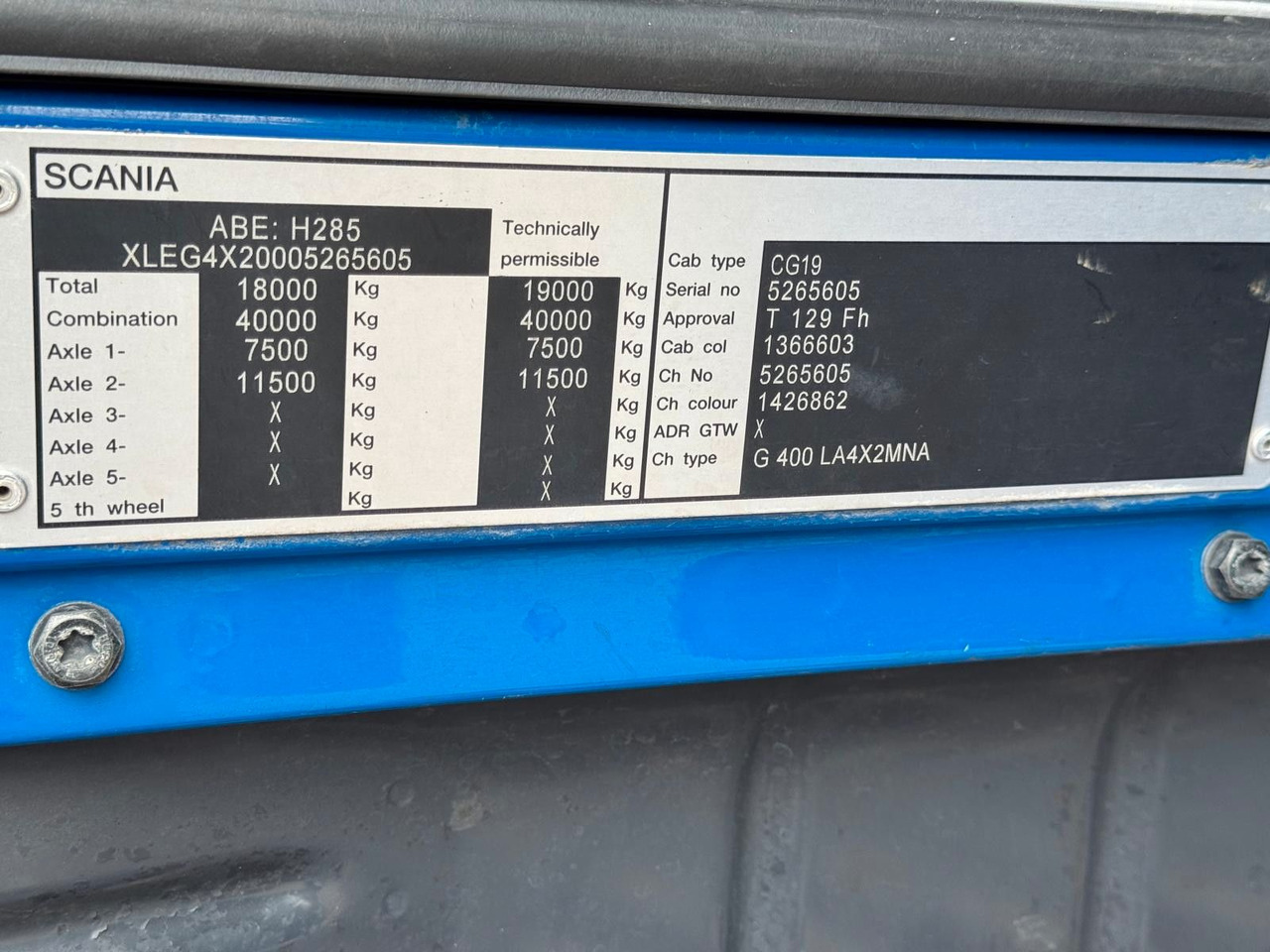 Scania G 400 Retarder & Kipphydraulik - Cabeza tractora: foto 4 Scania G 400 Retarder & Kipphydraulik - Cabeza tractora: foto 4