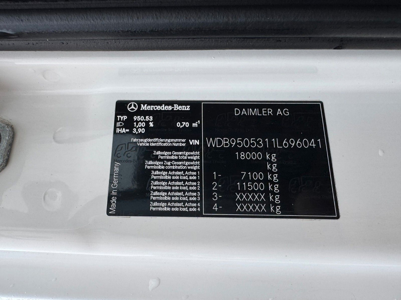 Mercedes-Benz 1833 4X2 Meiller AK 12 Absetzkipper Mercedes-Benz 1833 4X2 Meiller AK 12 Absetzkipper - Camión portacontenedor de cadenas: foto 3 Mercedes-Benz 1833 4X2 Meiller AK 12 Absetzkipper Mercedes-Benz 1833 4X2 Meiller AK 12 Absetzkipper - Camión portacontenedor de cadenas: foto 3