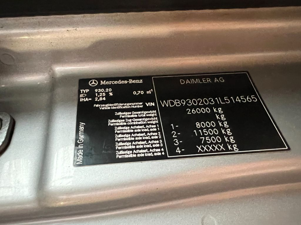 Mercedes-Benz 2541 6X2 VDL Abroller mit Hydr. Verriegelung - Camión multibasculante: foto 3 Mercedes-Benz 2541 6X2 VDL Abroller mit Hydr. Verriegelung - Camión multibasculante: foto 3