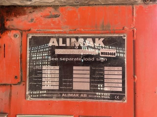 Alimak Scando 650 FC - Casa contenedor: foto 5 Alimak Scando 650 FC - Casa contenedor: foto 5
