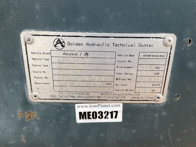 Ascesco AZM-65W-8 - Excavadora de ruedas: foto 5 Ascesco AZM-65W-8 - Excavadora de ruedas: foto 5