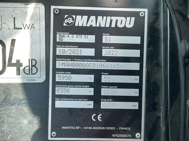Manitou M26-4 - Carretilla todo terreno: foto 5 Manitou M26-4 - Carretilla todo terreno: foto 5