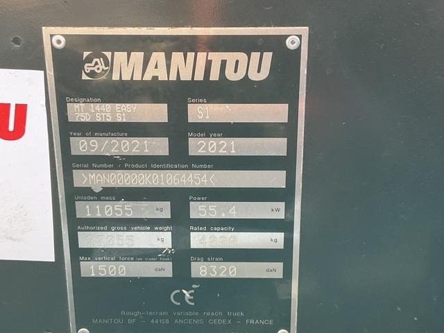 Manitou MT1440 - Manipulador telescópico: foto 5 Manitou MT1440 - Manipulador telescópico: foto 5