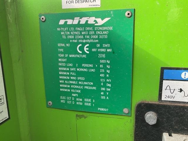 Niftylift HR17 - Plataforma articulada: foto 5 Niftylift HR17 - Plataforma articulada: foto 5