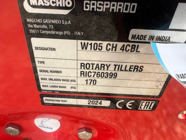 Maschio Gaspardo W105 CH 4CBL - Rotocultivador: foto 5 Maschio Gaspardo W105 CH 4CBL - Rotocultivador: foto 5