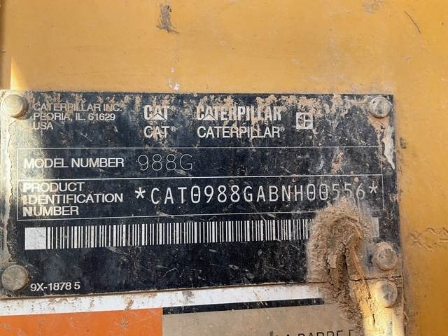 CAT 988G - Cargadora de ruedas: foto 5 CAT 988G - Cargadora de ruedas: foto 5