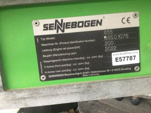 Sennebogen 855E - Manipulador de materiales: foto 5 Sennebogen 855E - Manipulador de materiales: foto 5