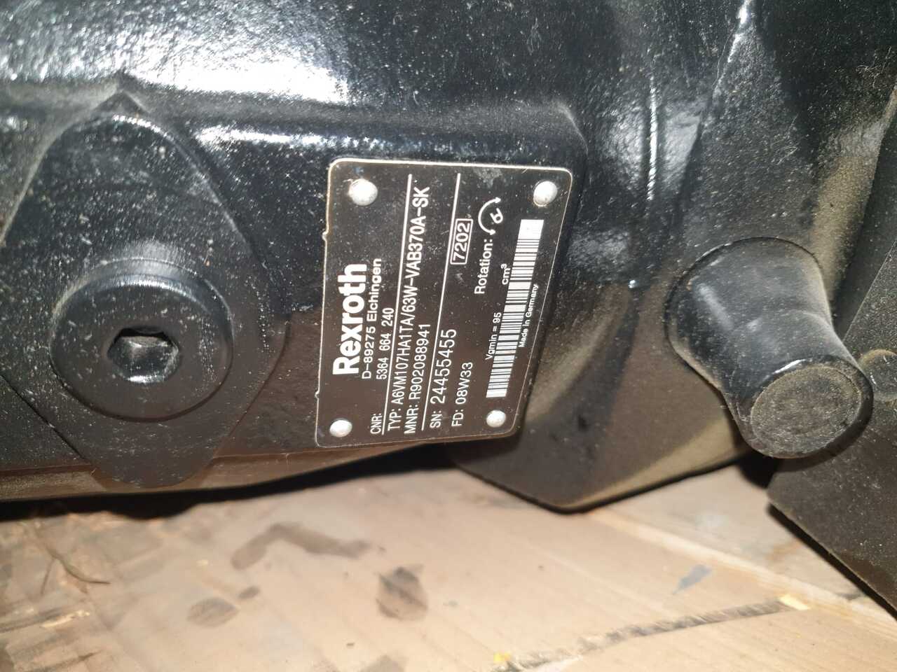 REXROTH R902088941 A6VM107HA1TA/63W-VAB370A-SK - Motor hidráulico: foto 2 REXROTH R902088941 A6VM107HA1TA/63W-VAB370A-SK - Motor hidráulico: foto 2