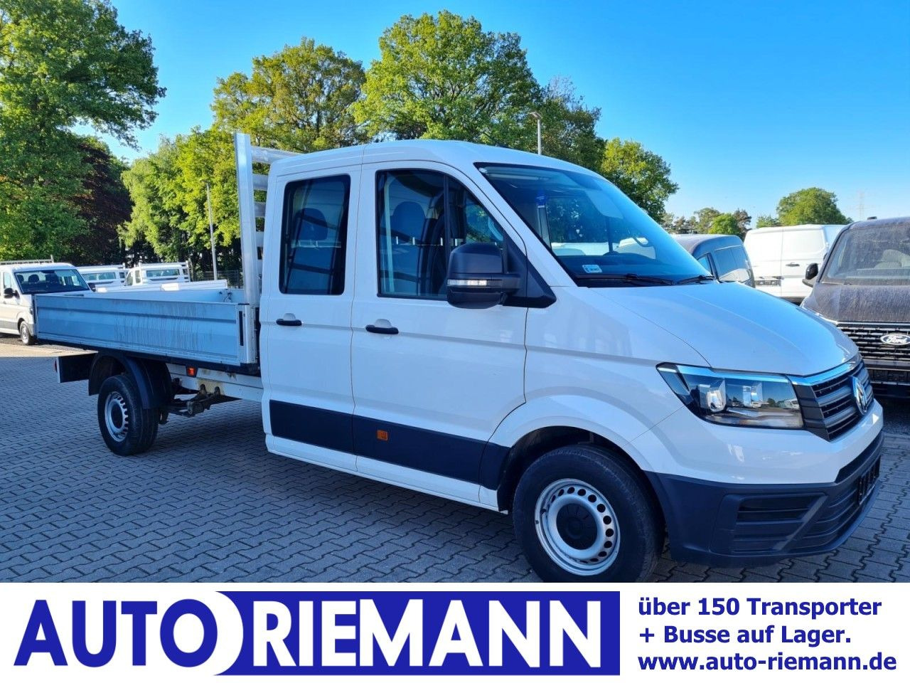 Furgoneta caja abierta, Furgoneta combi Volkswagen Crafter 35 Doka TDI lang AHK Klima: foto 1