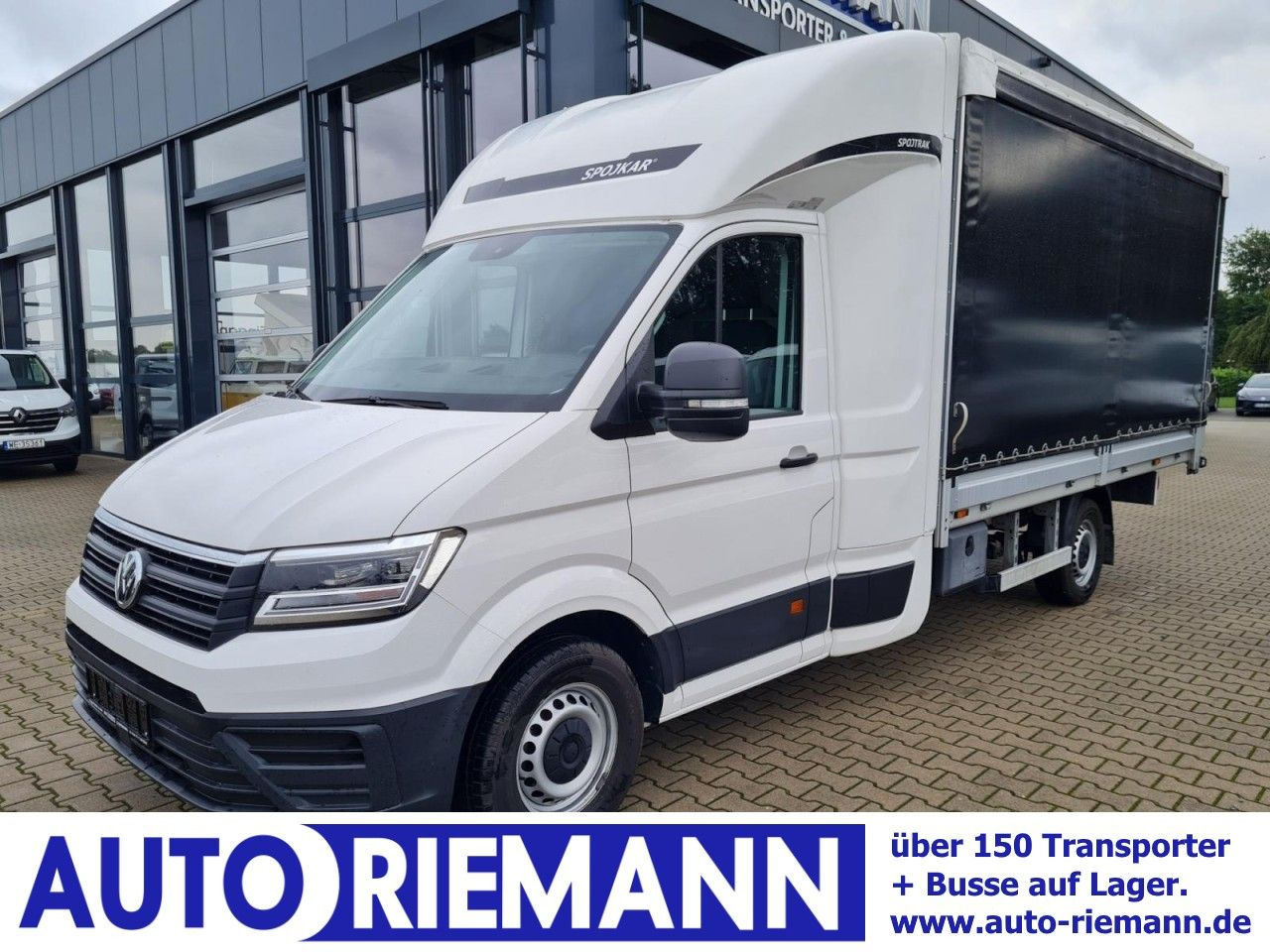 Volkswagen Crafter 35 Pritsche Schlafkabine LED TEMPOMAT - Furgoneta con lona: foto 1 Volkswagen Crafter 35 Pritsche Schlafkabine LED TEMPOMAT - Furgoneta con lona: foto 1