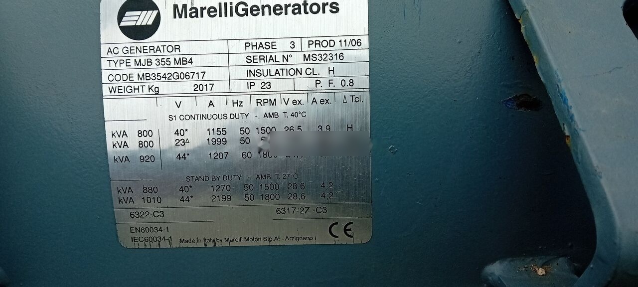 Generador industriale nuevo Cummins Cummins Generator Set Stamford 1300 KW 1600 KVA New Factory, Diesel Generator, 2014 Model, 2245 HP, 9000 kg, Low Hours, For Sale in Poland: foto 33