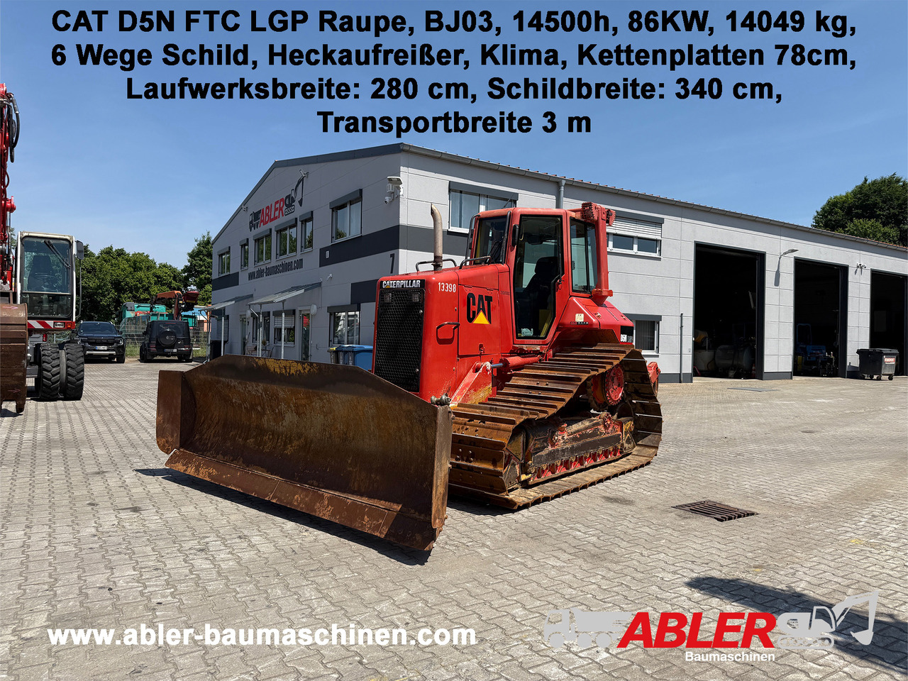 CATERPILLAR D5N FTC LGP Raupe mit 6-Wege + Heckaufreißer - Bulldozer: foto 1 CATERPILLAR D5N FTC LGP Raupe mit 6-Wege + Heckaufreißer - Bulldozer: foto 1
