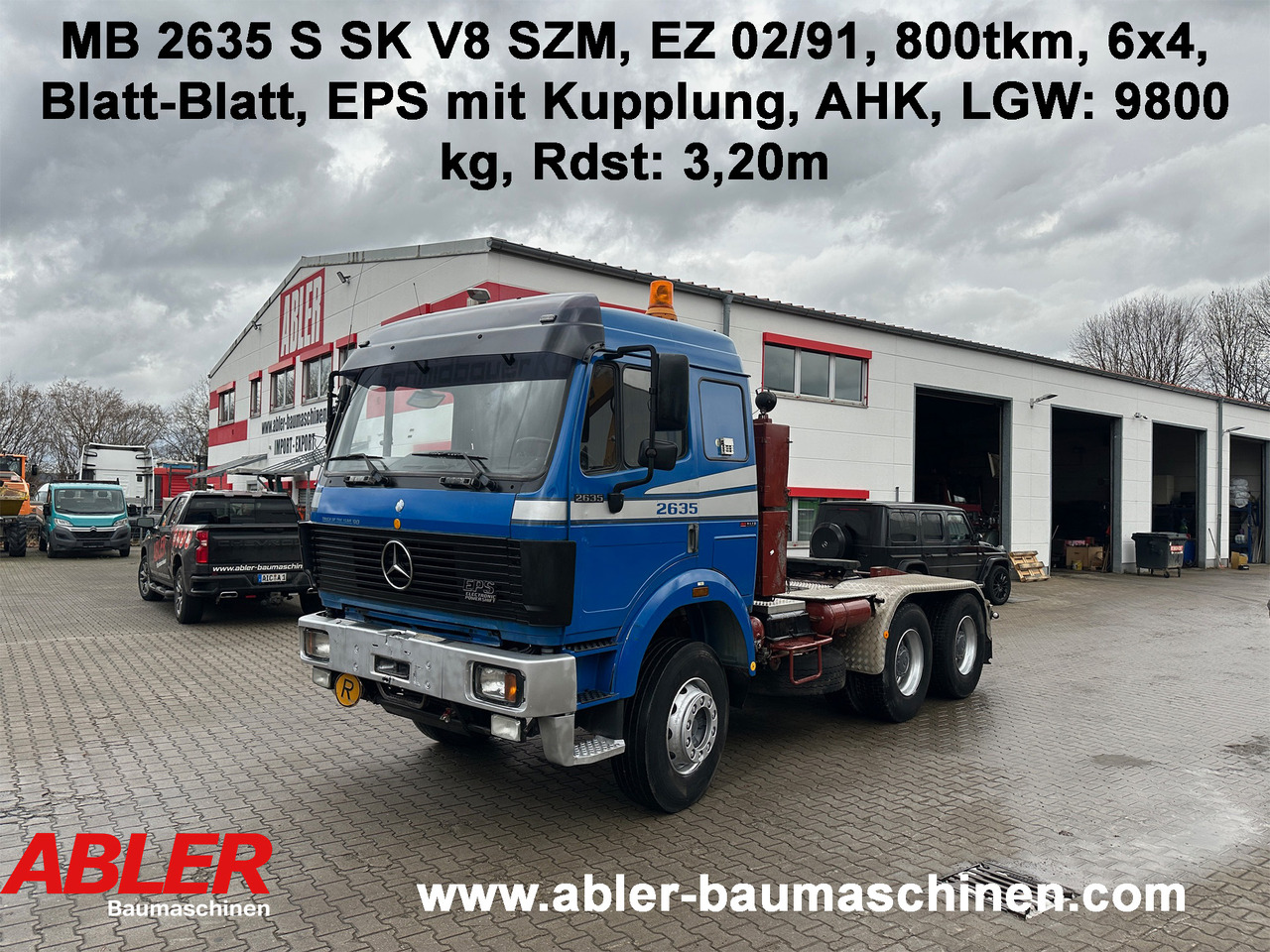 Mercedes-Benz 2635 S SK SZM 6x4 - Cabeza tractora: foto 1 Mercedes-Benz 2635 S SK SZM 6x4 - Cabeza tractora: foto 1
