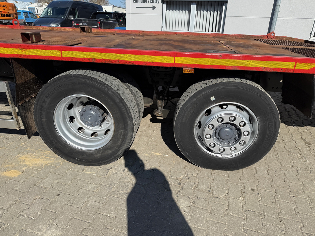 Camión Mercedes-Benz 2540 Actros MP1 Baumaschinentrnasporter: foto 12