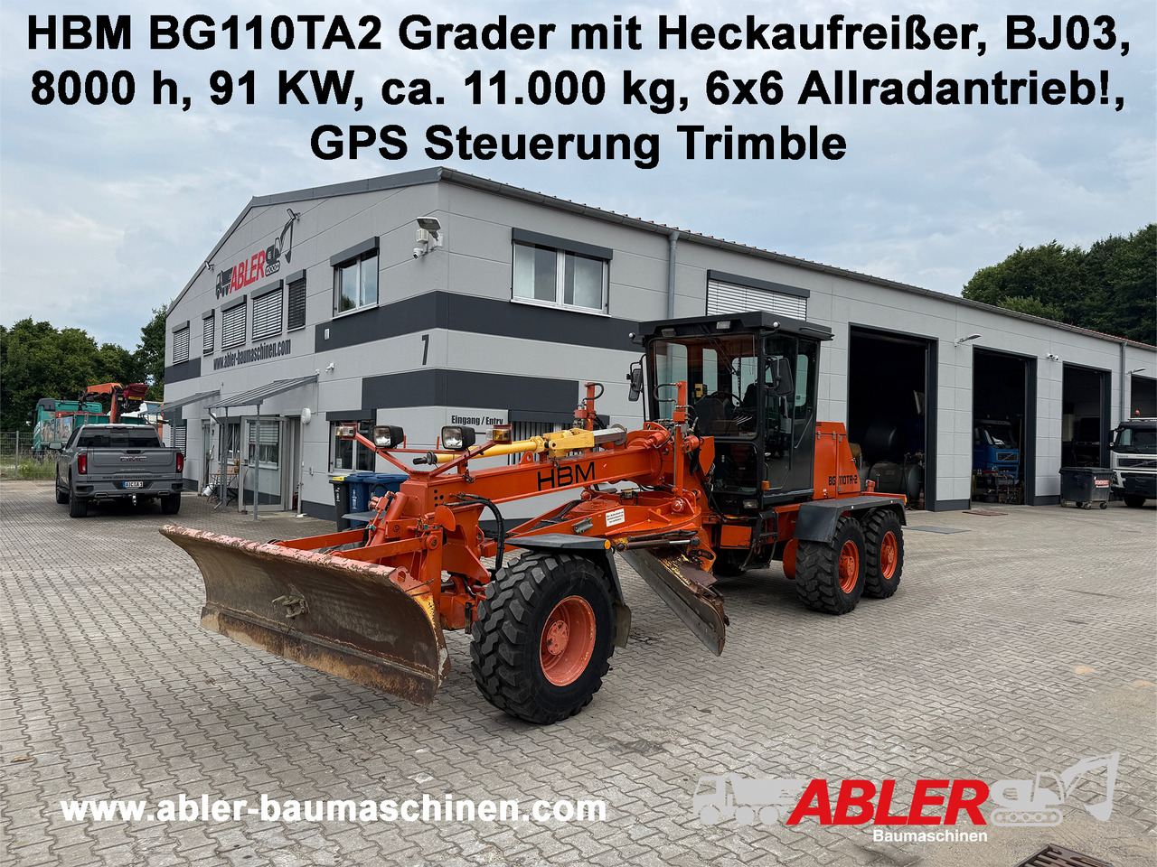 HBM Nobas BG110 TA 2 Grader mit Heckaufreißer GPS - Cargadora de ruedas telescópica: foto 1 HBM Nobas BG110 TA 2 Grader mit Heckaufreißer GPS - Cargadora de ruedas telescópica: foto 1
