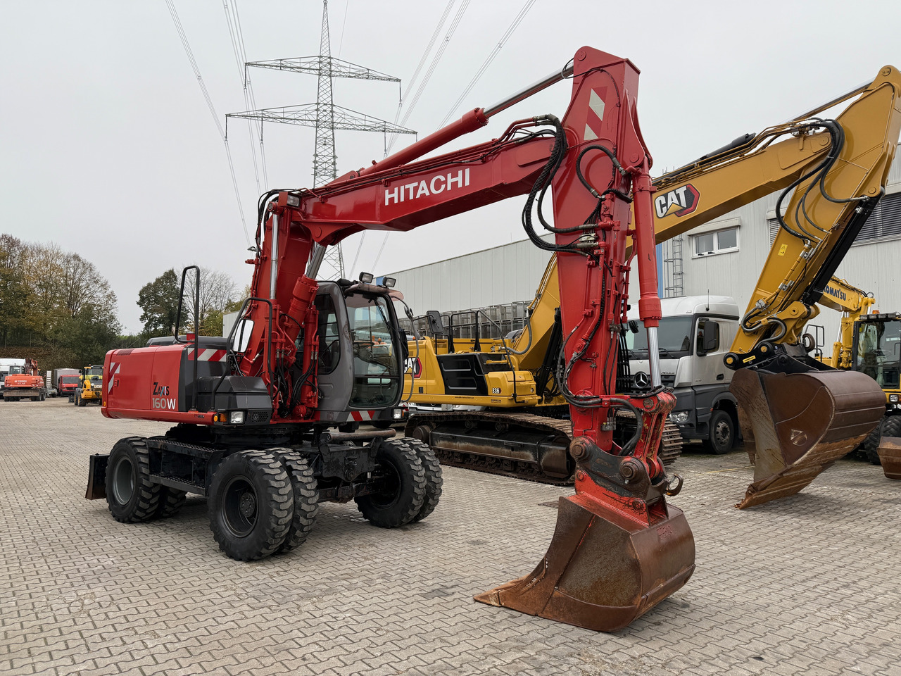 Hitachi ZX 160 W Mobilbagger Klima Zentralschmierung OQ 60-5 - Excavadora de ruedas: foto 3 Hitachi ZX 160 W Mobilbagger Klima Zentralschmierung OQ 60-5 - Excavadora de ruedas: foto 3