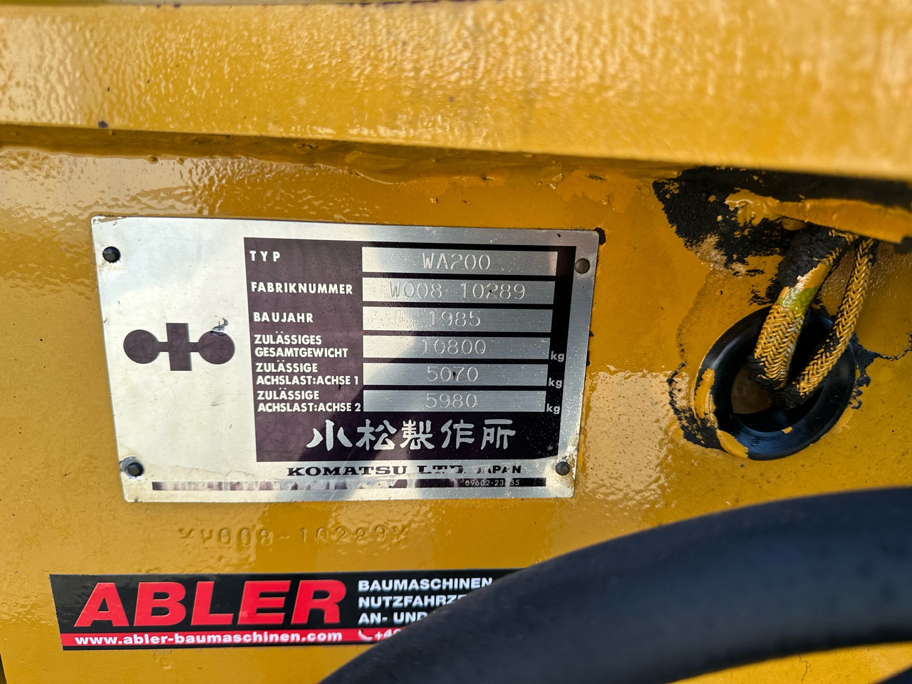 Cargadora de ruedas Komatsu WA200 Radlader: foto 11