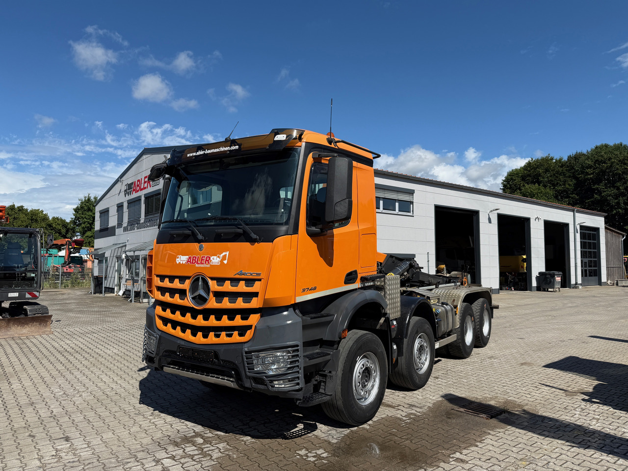 Mercedes-Benz 3748 Arocs Abrollkipper Palfinger AHK - Camión multibasculante: foto 3 Mercedes-Benz 3748 Arocs Abrollkipper Palfinger AHK - Camión multibasculante: foto 3