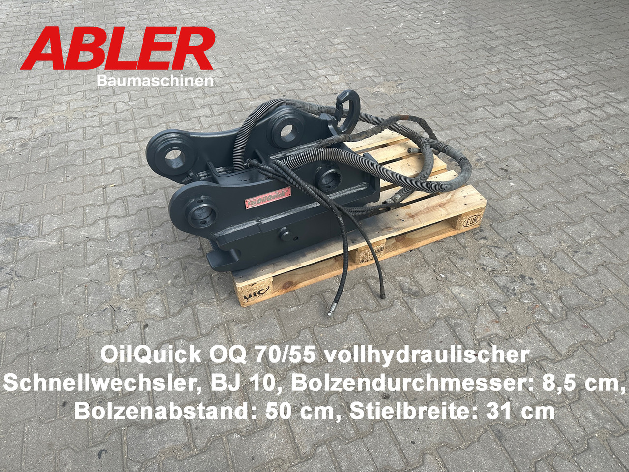 Oilquick OQ 70/55 vollhydraulischer Schnellwechsler - Acoplamiento rápido: foto 1 Oilquick OQ 70/55 vollhydraulischer Schnellwechsler - Acoplamiento rápido: foto 1