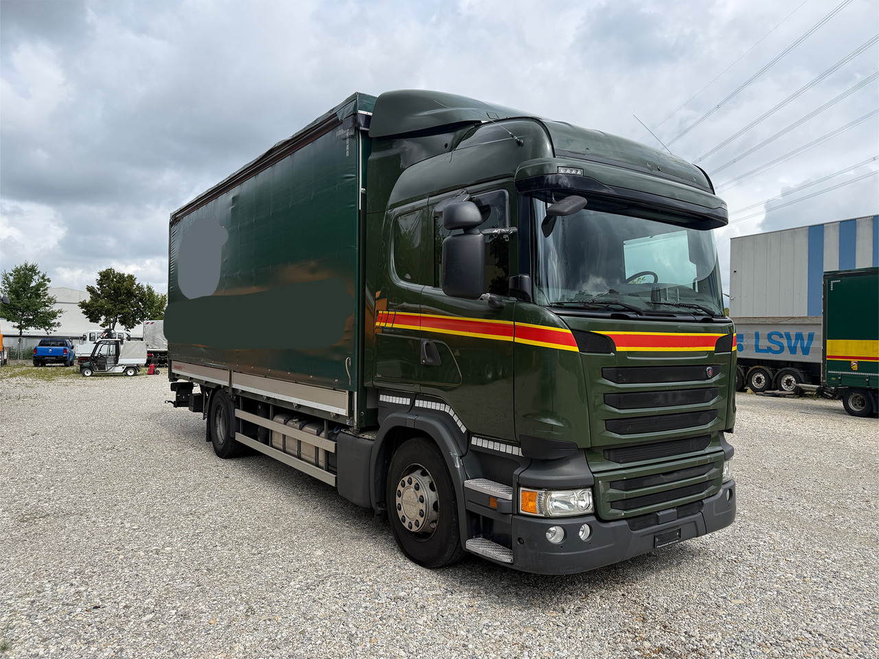 Scania R450 Gardine+Bordwand+Edscha AHK LBW - Camión lona: foto 3 Scania R450 Gardine+Bordwand+Edscha AHK LBW - Camión lona: foto 3